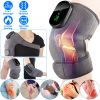 3-In-1 Heated Knee Massager Shoulder Heating Pads Elbow Brace withÂ 3 Level Vibration and Heating Modes for Pain Stress Relief
