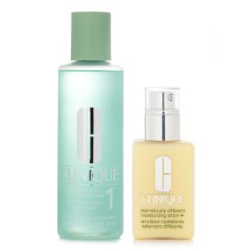 CLINIQUE - Dramatically Different Set 1: Moisturizing Lotion+ & Clarifying Lotion 1 - For Very Dry to Dry Combination Skin 2pcs