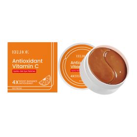 EELHOE Vitamin C Under Eye Patches For Dark Circles Care, Cooling, Moisturizing, Hydrating Eye Area Mask Patches (Option: 2PCS)